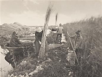 PETER HENRY EMERSON (1856-1936) During the Reed-Harvest.                                                                                         